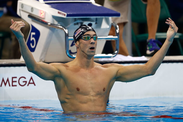 Michael Phelps – 6’4″