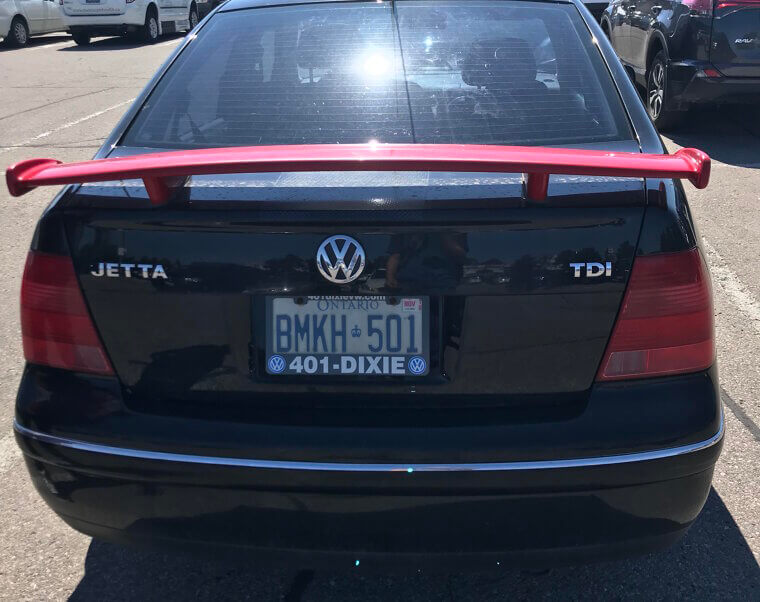 Fake Carbon Fiber Trim