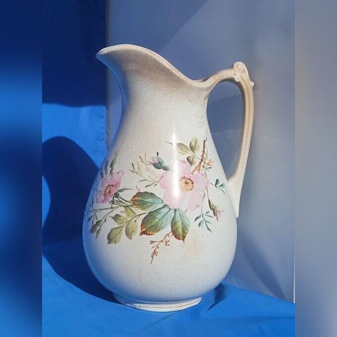 Ironstone Pitchers in White
