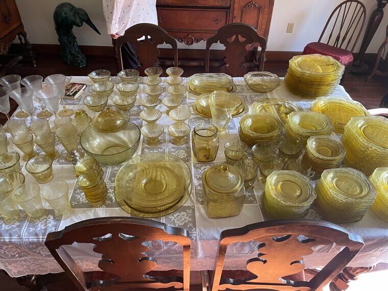 Depression Glass in Every Color