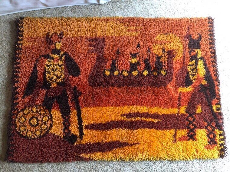 Hooked Rugs Made by Hand