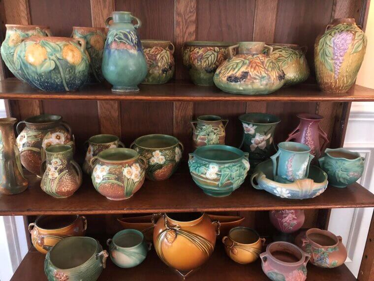 Roseville Pottery Vases and Bowls