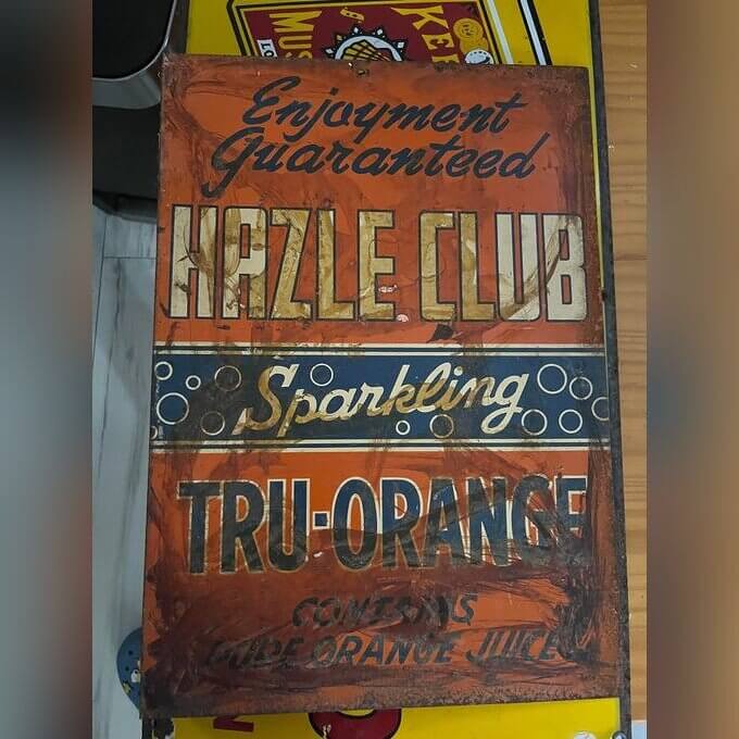 Vintage Tin Advertising Signs