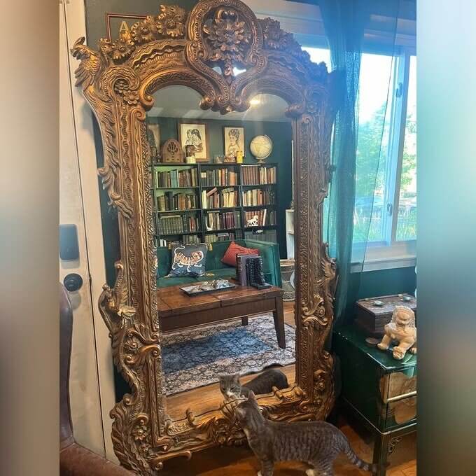 Antique Mirrors With Beveled Glass