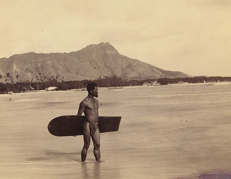 Esta Foto De 1890 Pode Ser A Primeira Imagem De Um Surfista
