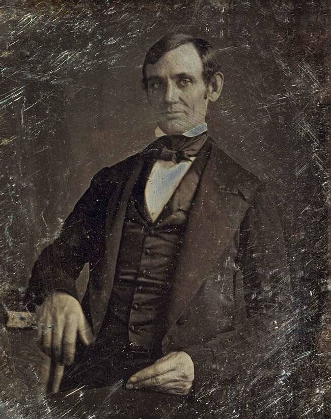 A Primeira Foto Conhecida De Abraham Lincoln