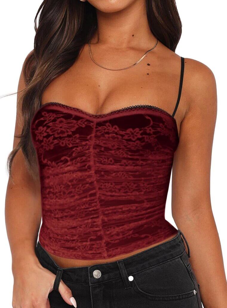 Y2K Corset Camisole - Perfect for Date Night & Club! - 23% Off!