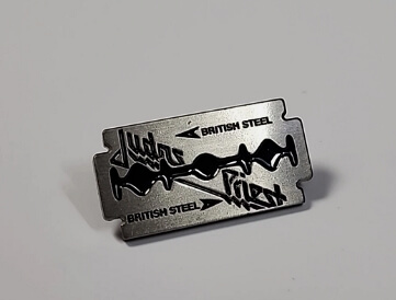 Judas Priest 1980 'British Steel' Razor Blade Promo Item - The Dangerous Gimmick - $500
