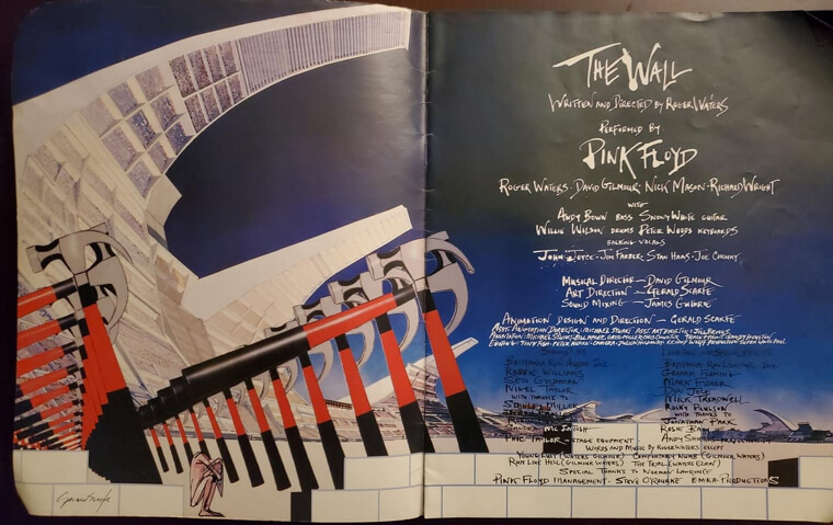 Pink Floyd 'The Wall' 1979 Tour Program - The Theatrical Masterpiece - $800