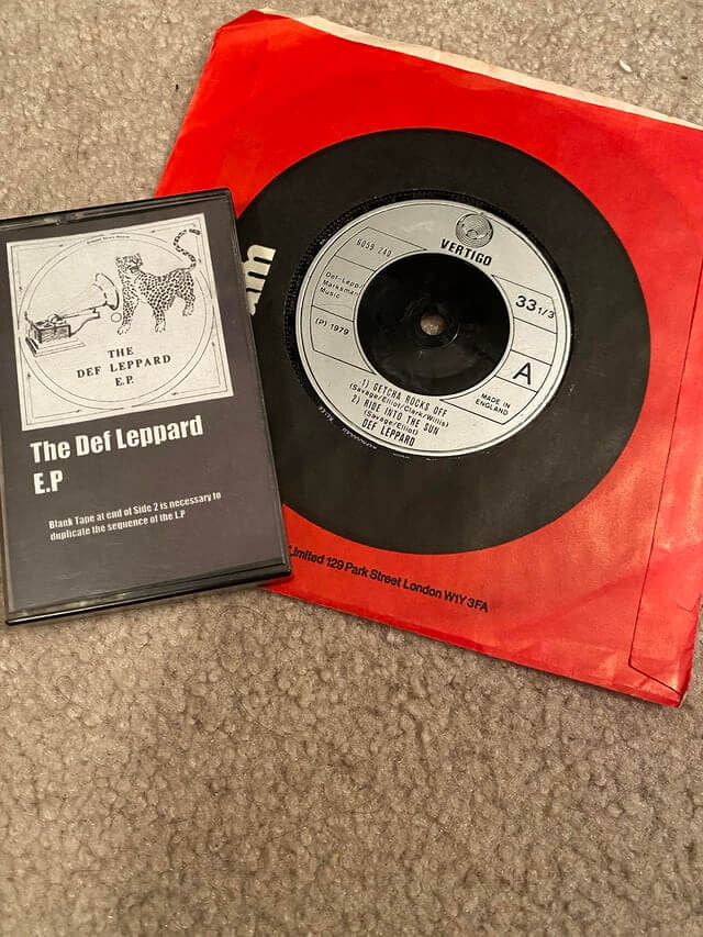 Def Leppard 'The Def Leppard EP' 1979 Press - The Independent Debut - $1,200