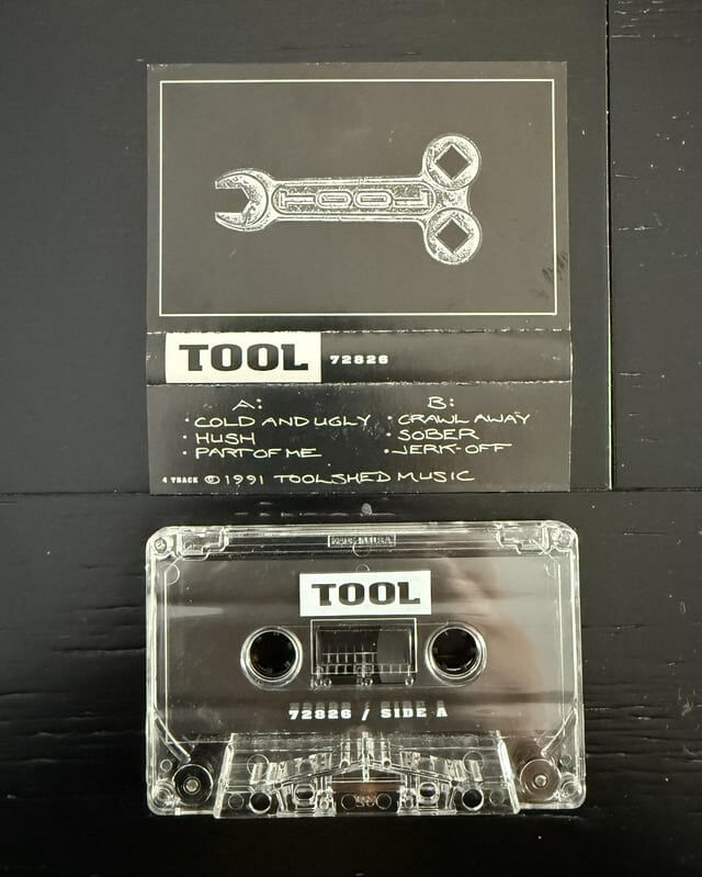 Tool '72826' Original Demo Tape - The Mysterious Beginning - $1,000