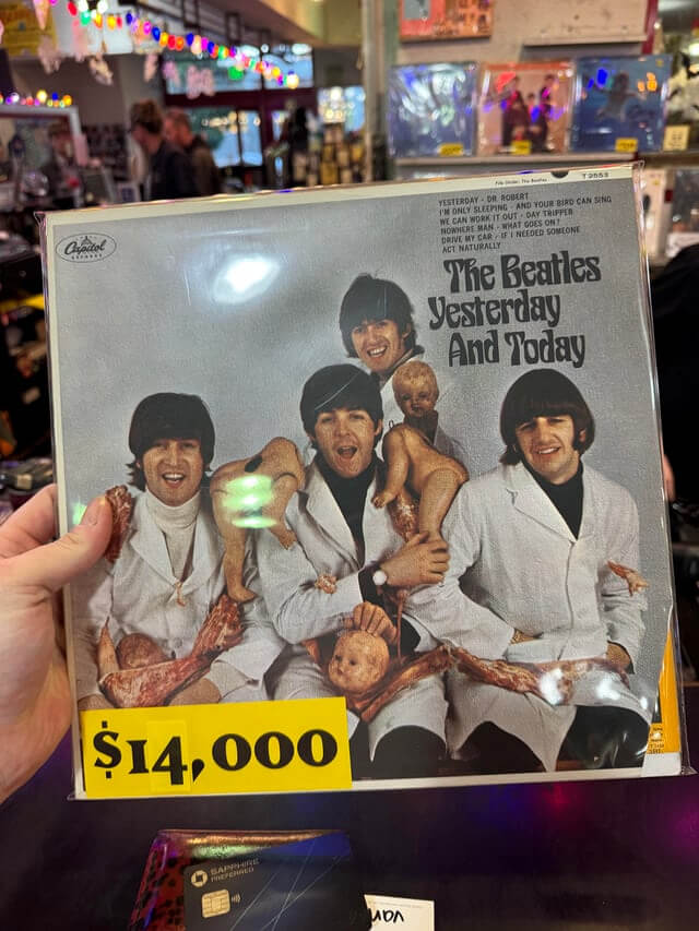 The Beatles 'Yesterday and Today' Butcher Cover - The Controversial Classic - $15,000