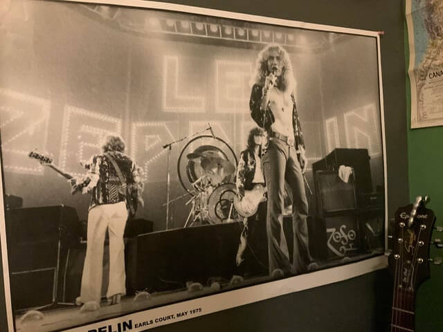 Led Zeppelin 1975 Earls Court Concert Poster - The Peak Era Visual - $3,000