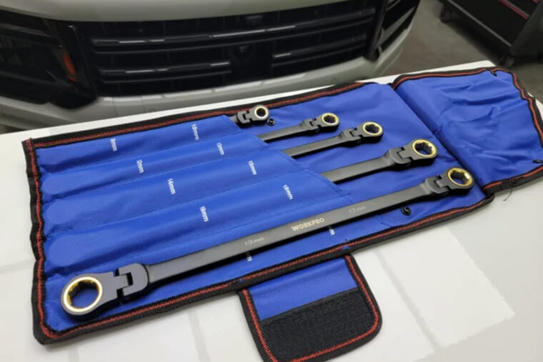 WorkPro 3-Piece Ratcheting Wrench Set