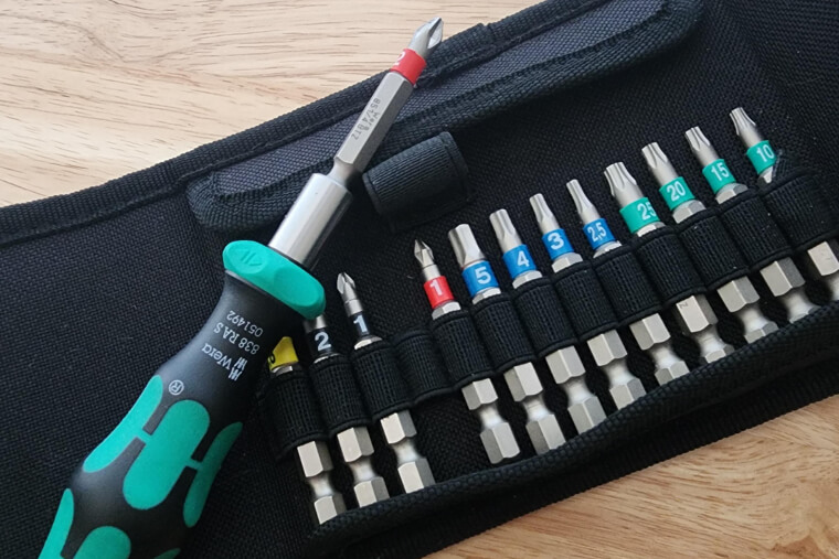 Multi-Bit Screwdriver Set With Magnetic Holder