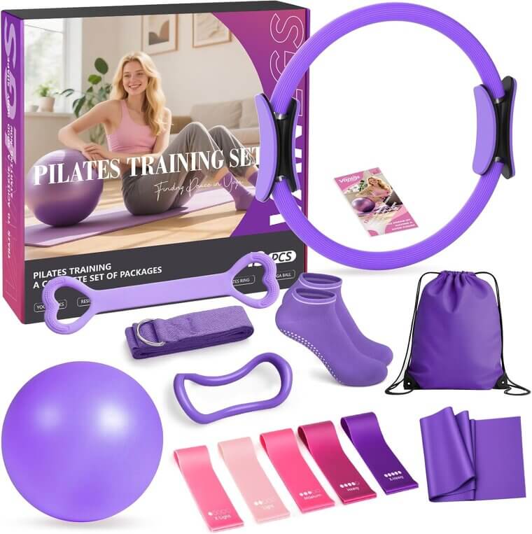 Vanlgs Pilates Kit: Perfect Home Workout Essentials for Beginners! - 40% Off!