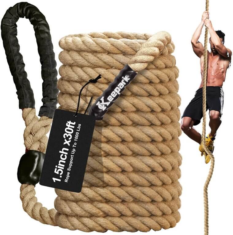 Keepark Climbing Rope for Fitness & Strength Training - Versatile & Durable - Enjoy 10% Off!