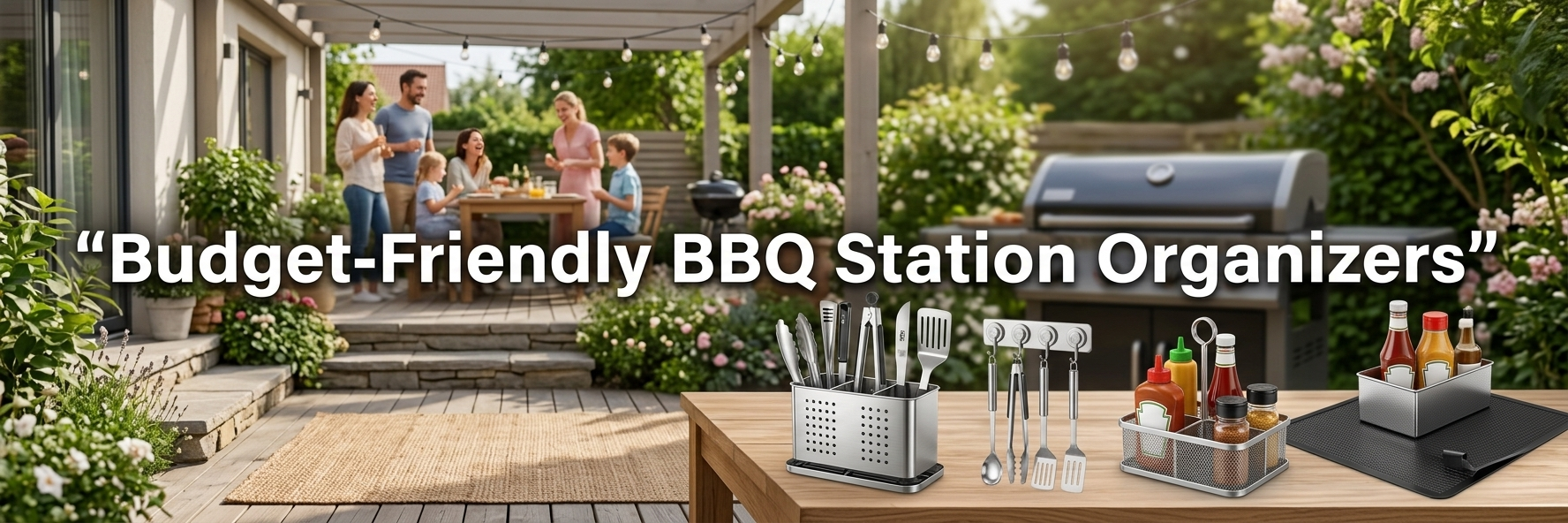 Budget-Friendly BBQ Station Organizers