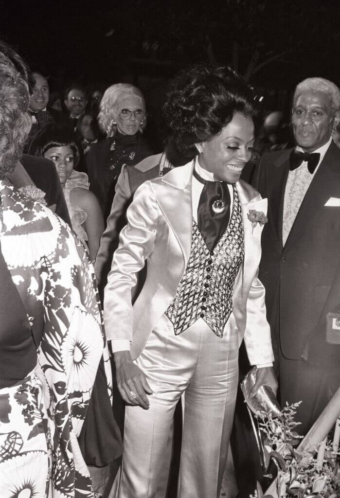 Diana Ross Scandalously Wore Pants to the Oscars (1973)