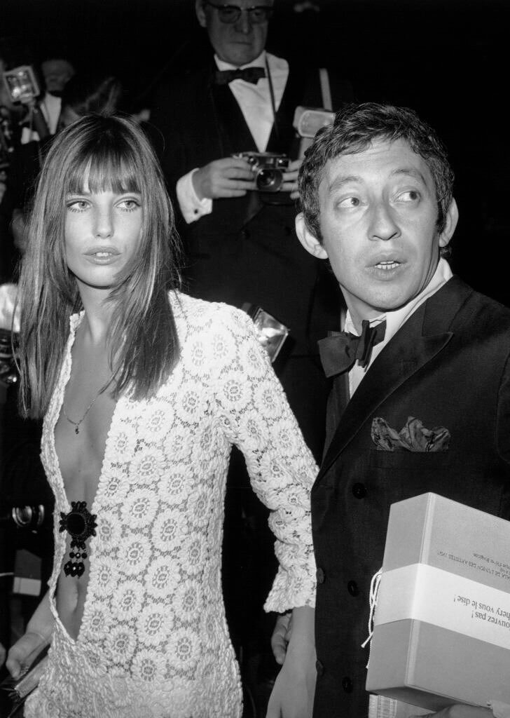 Jane Birkin's Crochet See-Through Dress - Which She Wore Backwards for a Plunging Neckline