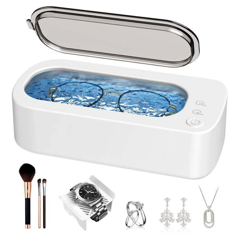 Ultrasonic Cleaner - Perfect for Jewelry, Eyeglasses, and More! - Don’t Miss the 34% Discount!