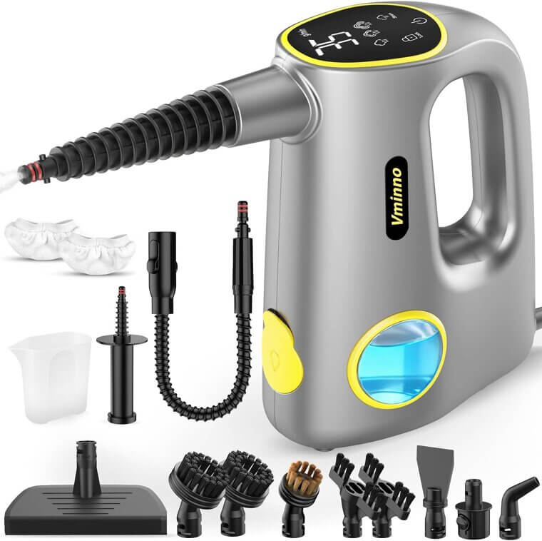 Handheld Steam Cleaner - Fast Heat-Up, Multi-Surface, Chemical-Free Cleaning - Enjoy 27% Off!