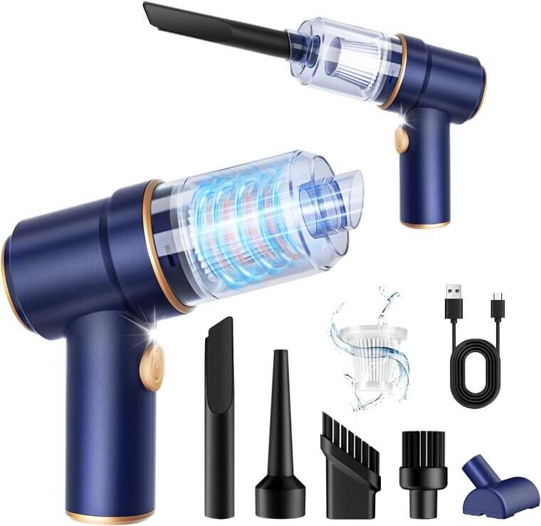 KMM Car Vacuum - Powerful Cleaning for Home & Auto - Now 22% Off!