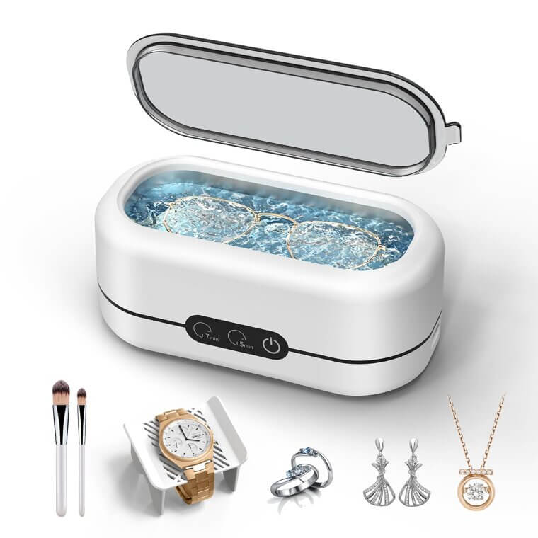 Ultrasonic Cleaner for Jewelry & More - Dual Modes, Portable & Efficient - Now 39% Off!