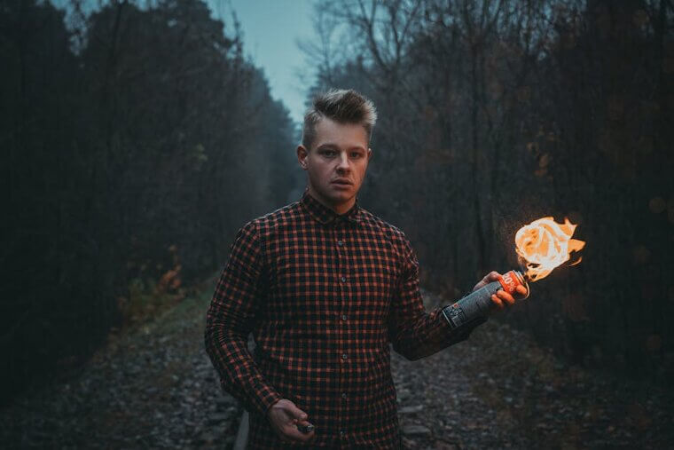 Don't Spray Near Open Flames