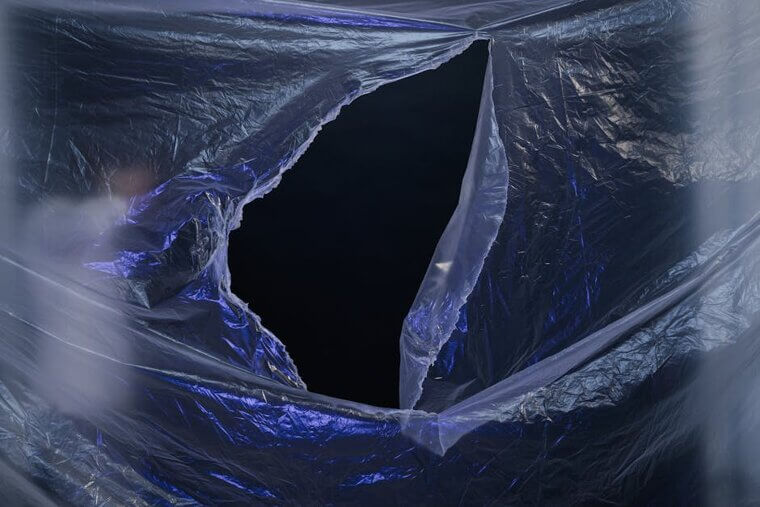 Avoid Spraying on Rubber and Plastic