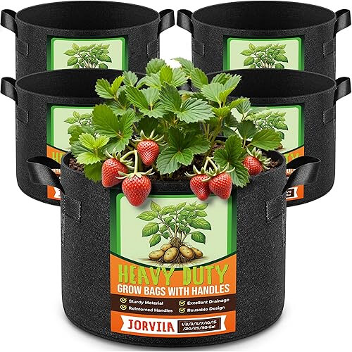 Sturdy Fabric Grow Bags that Boost Plant Growth Naturally.