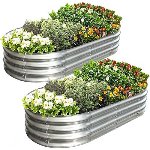Spacious Galvanized Garden Bed Kit that Makes Growing Easy. Now 32% Off!