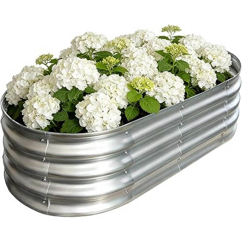 Premium Metal Raised Garden Bed that Ensures Safe Growing. Now 10% Off!