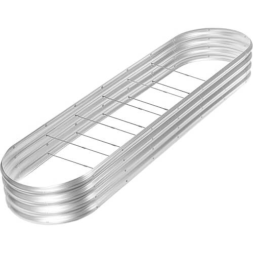 Premium 8ft Oval Garden Bed Kit that Maximizes Growing Space. Now 24% Off!