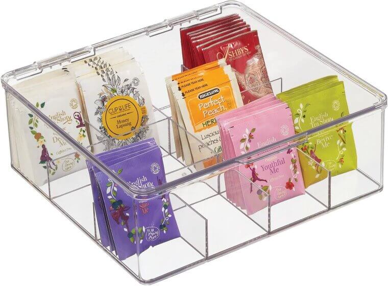 mDesign Kitchen Organiser - Keep Your Pantry Tidy 