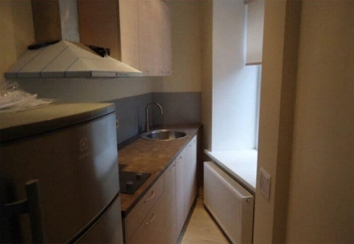 Modern Condo With A Quarter Of A Kitchen