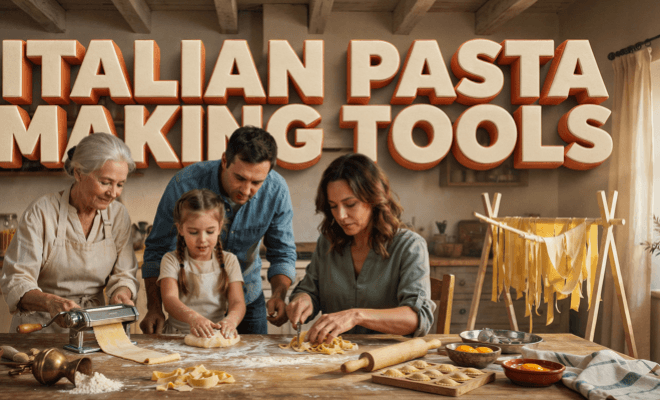 Italian Pasta-Making Tools for Fresh Pasta on a Sunday