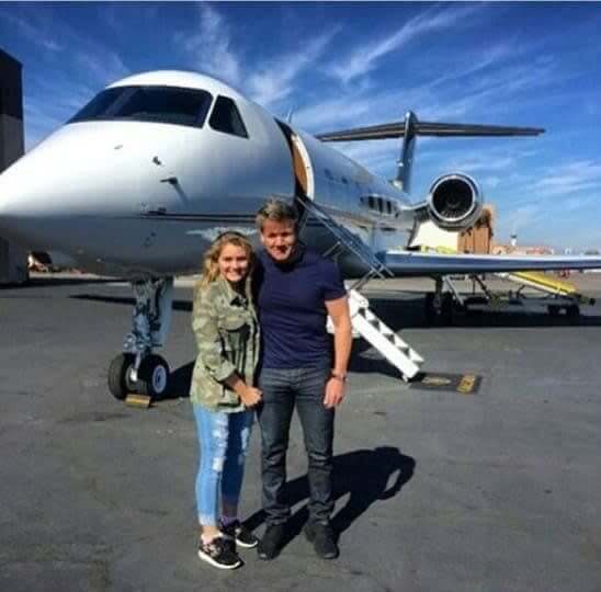 Tilly Ramsay Enjoys Flying On The Families Private Plane