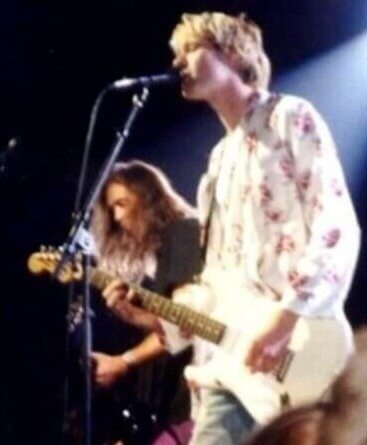 Kurt Cobain Accidentally Strikes A Bouncer With His Guitar