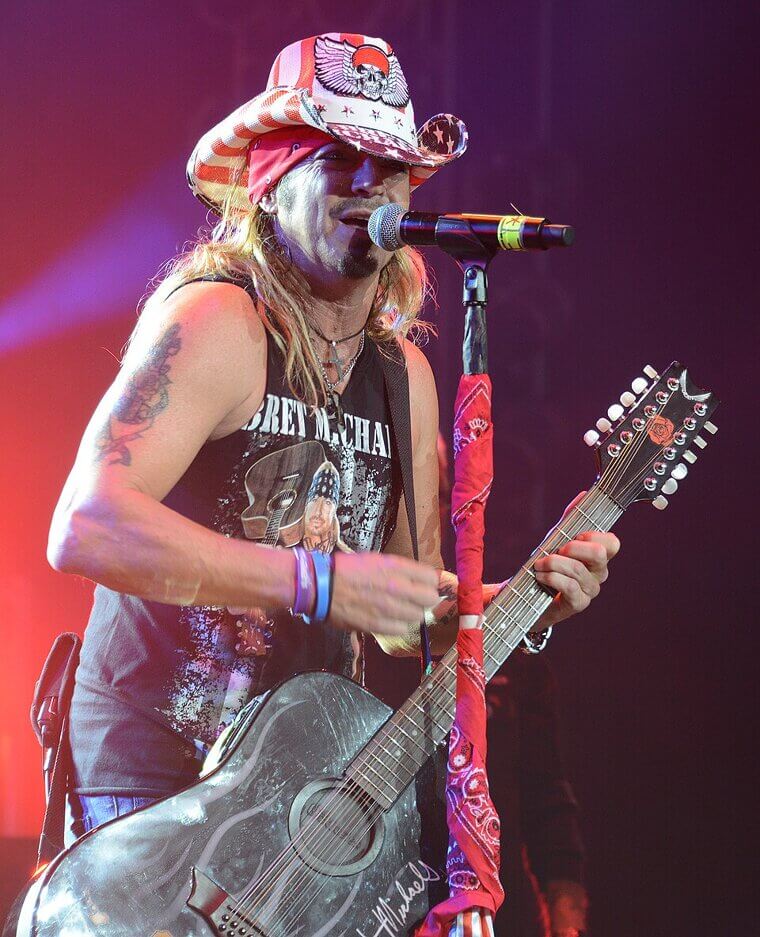 Bret Michaels Gets Hit By A Descending Stage Prop At The Tony Awards