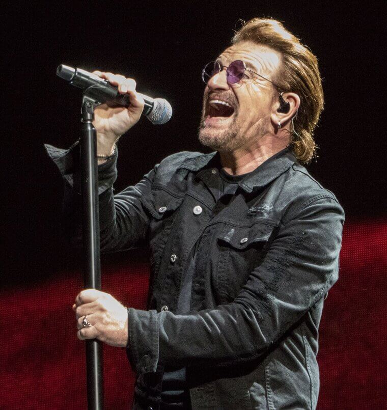 Bono Plummets Backward Off The Stage During A Concert In Miami