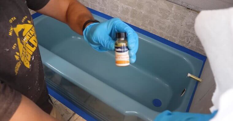 Refinishing a Bathtub