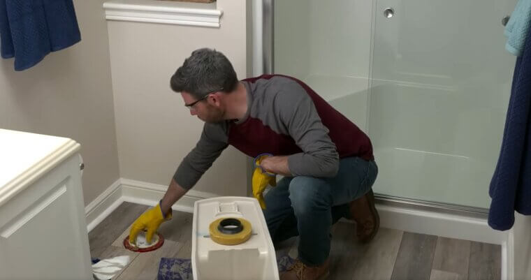 Installing a New Toilet