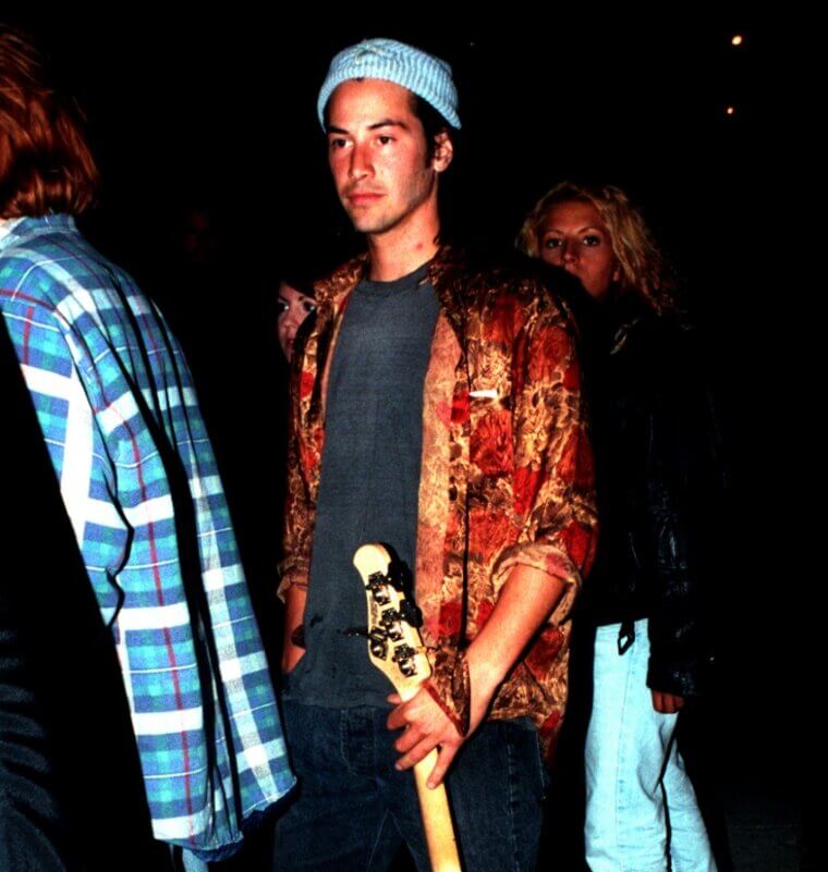 Keanu Reeves - Playing Bass and Opening for Legendary Rock Acts