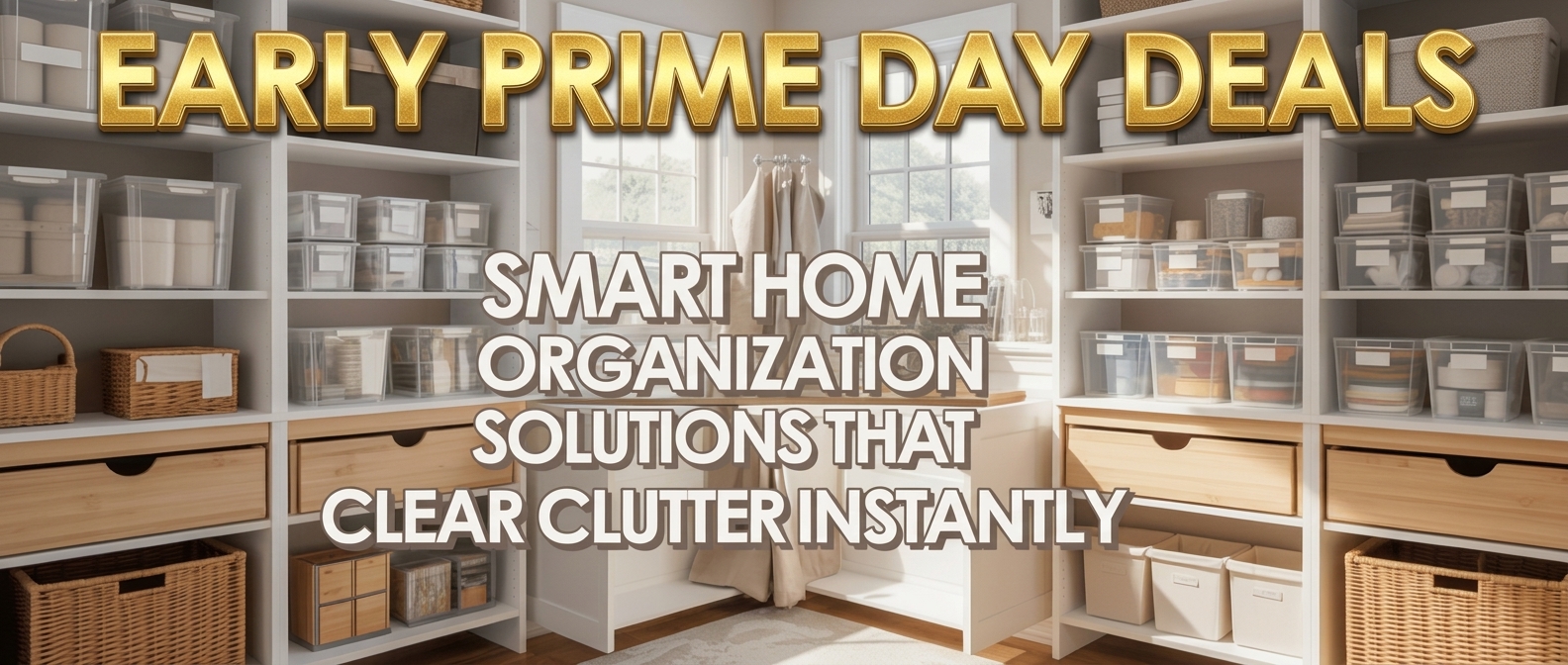 Early Prime Day Deals - Home Organization Solutions Flying Off the Shelves 📦