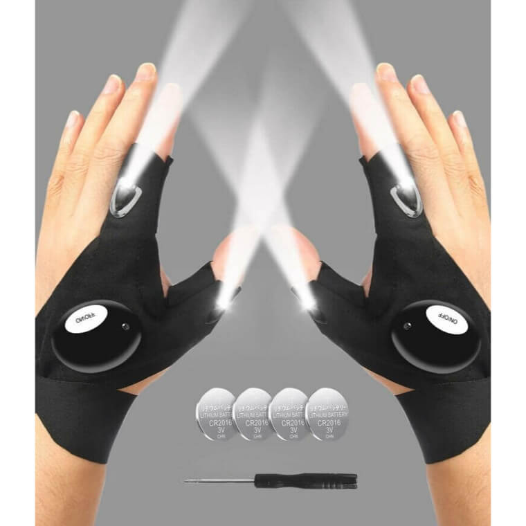 Innovative LED Flashlight Gloves for Outdoor Adventures Now 17% Off!