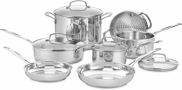 Cook Like a Pro With Cuisinart Cookware Set - Chef's Classic! Now 27% Off!