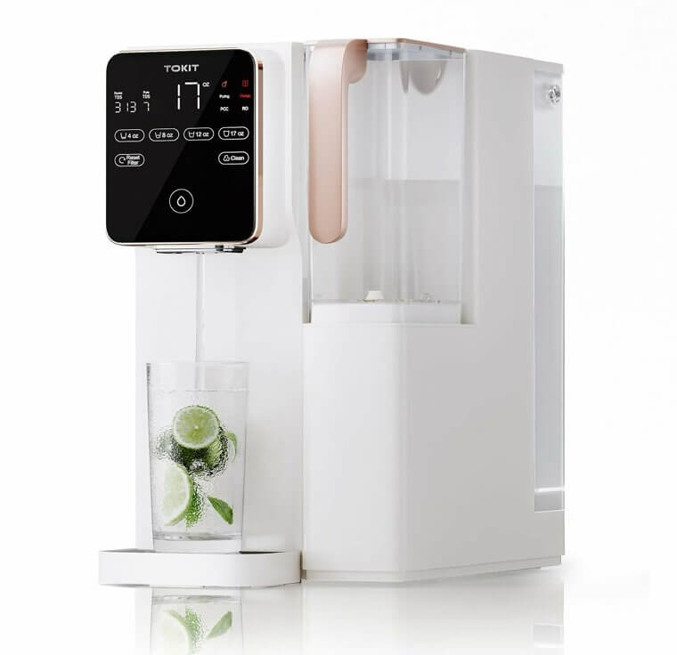 Efficient AkuaPure T1 Countertop RO Filter with Alkaline Remineralization