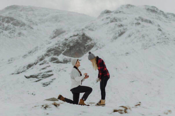 Fairytale Winter Wonderland Proposal