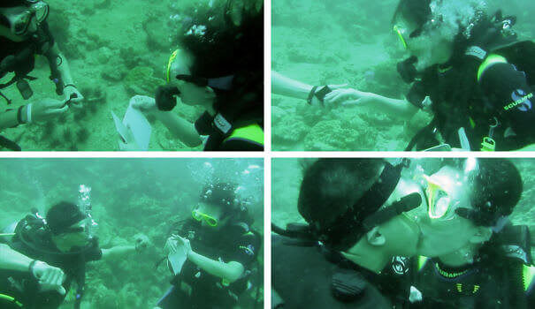 Underwater